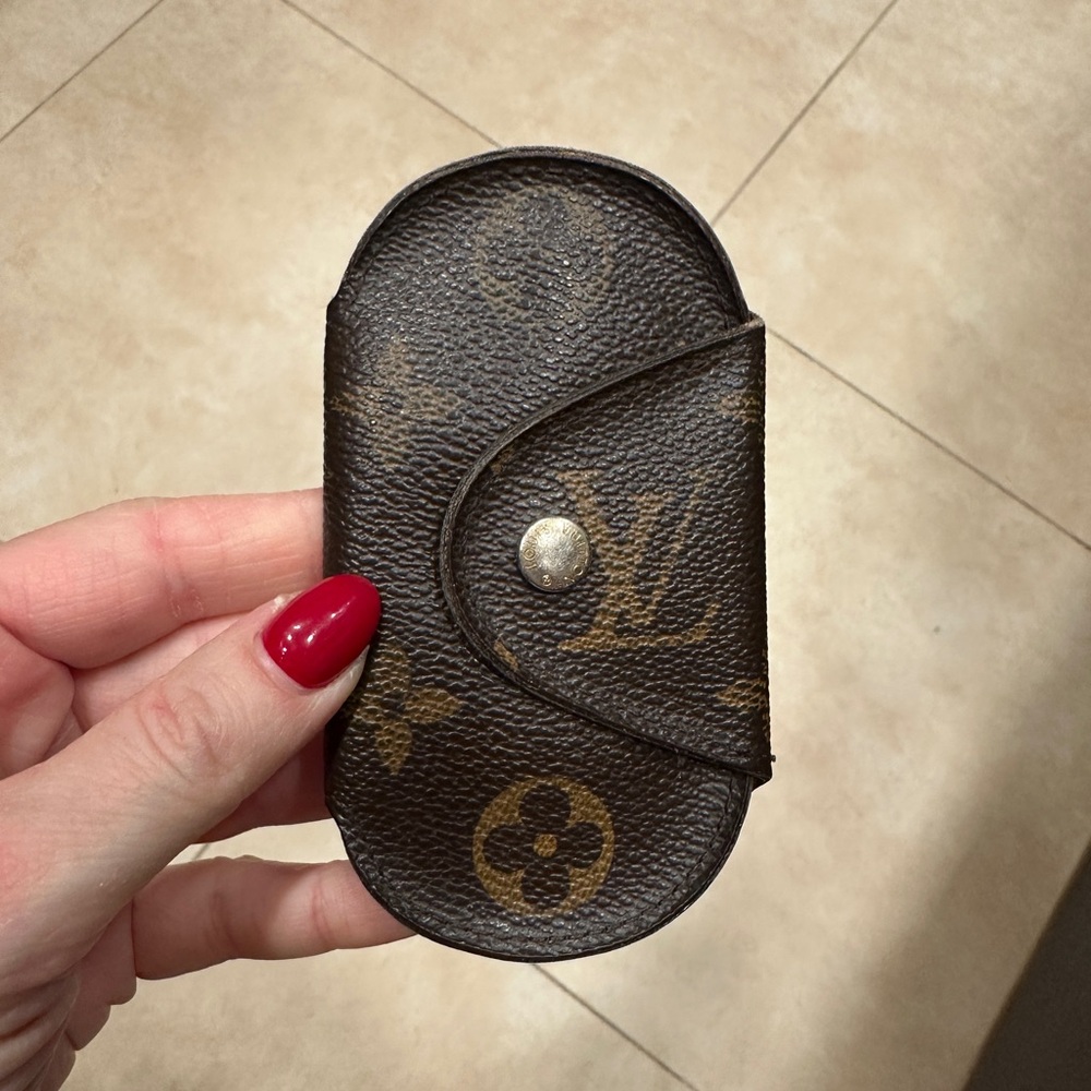 Louis Vuitton Brown Monogram Key Pouch